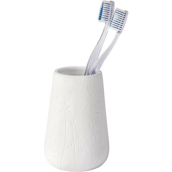 Wenko Zahnputzbecher Flora Keramik 6 Wenko Zahnputzbecher Flora Keramik – Bild 4
