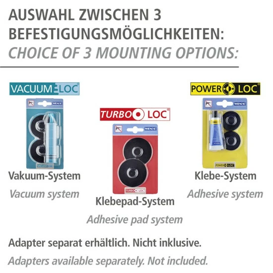 Wenko Wandablage Groß Classic Plus Black 8 Wenko Wandablage Groß Classic Plus Black – Bild 6