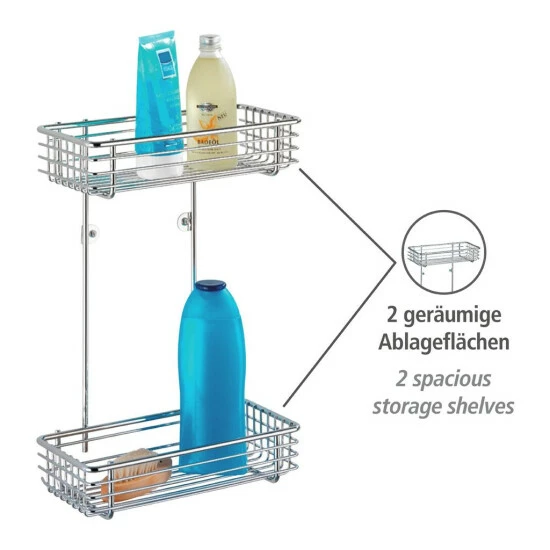 Wenko Universalregal Milano 2 Etagen 5 Wenko Universalregal Milano 2 Etagen – Bild 3