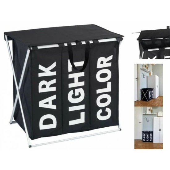 Wenko Wäschesammler Trio Top Schwarz 17 Wenko Wäschesammler Trio Top Schwarz – Bild 15