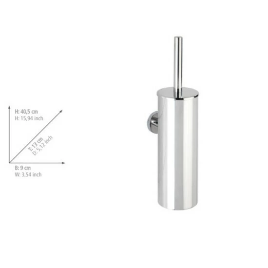 Wenko WC-Garnitur Geschlossen Bosio Edelstahl Glänzend 6 Wenko WC-Garnitur Geschlossen Bosio Edelstahl Glänzend – Bild 4