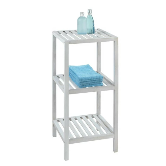 Wenko Regal Norway Mit 3 Böden Natur Weiß 3 Wenko Regal Norway Mit 3 Böden Natur Weiß