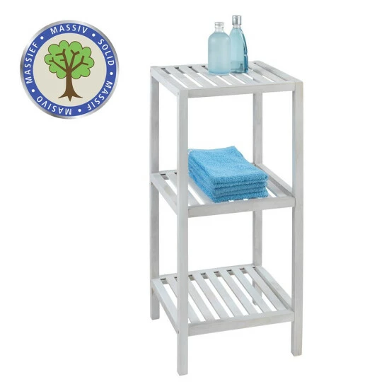 Wenko Regal Norway Mit 3 Böden Natur Weiß 8 Wenko Regal Norway Mit 3 Böden Natur Weiß – Bild 6