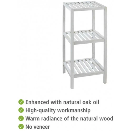 Wenko Regal Norway Mit 3 Böden Natur Weiß 14 Wenko Regal Norway Mit 3 Böden Natur Weiß – Bild 12