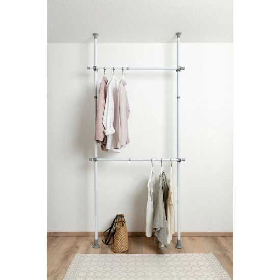 Wenko Kleiderstange Herkules 2er 11 Wenko Kleiderstange Herkules 2er – Bild 9