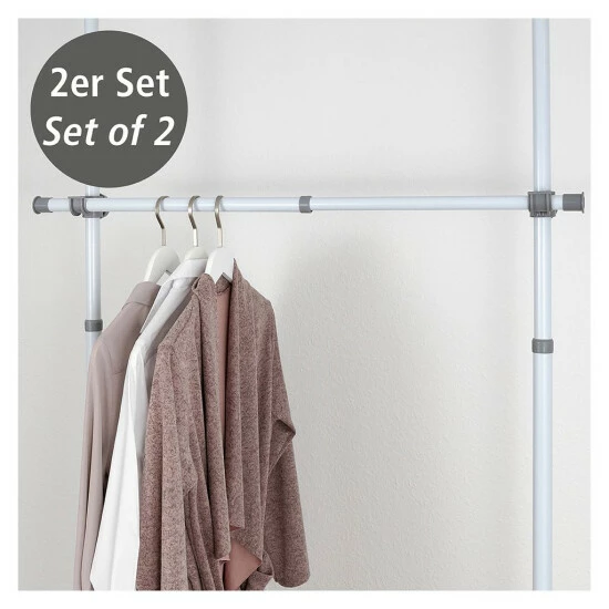 Wenko Kleiderstange Herkules 2er 12 Wenko Kleiderstange Herkules 2er – Bild 10