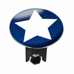 Wenko Waschbeckenstöpsel Pluggy® XL Star, Fluoreszierend