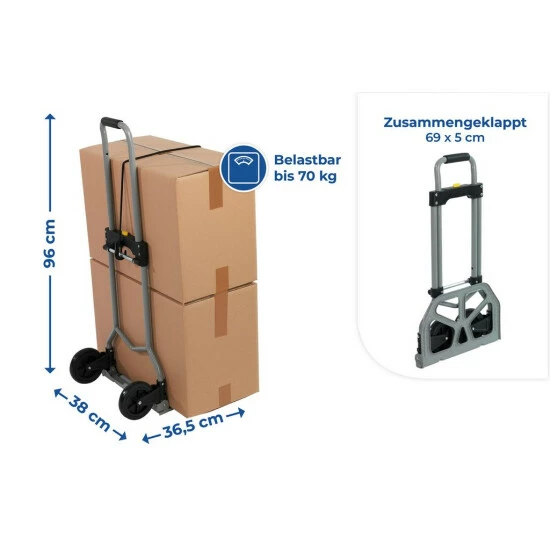 Wenko Transportkarren, Klappbar 3 Wenko Transportkarren, Klappbar