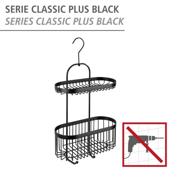 Wenko Bad-Caddy Classic Plus Black 7 Wenko Bad-Caddy Classic Plus Black – Bild 5