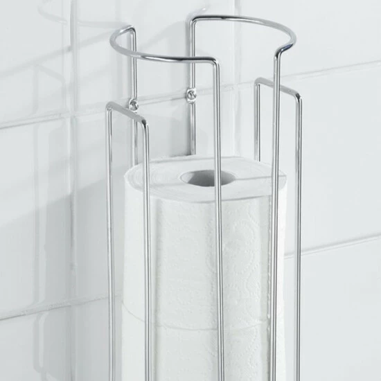 Wenko Toilettenpapier-Ersatzrollenhalter Chrom 6 Wenko Toilettenpapier-Ersatzrollenhalter Chrom – Bild 4