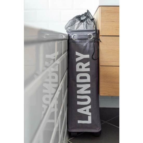 Wenko Wäschesammler Corno Grau 6 Wenko Wäschesammler Corno Grau – Bild 4