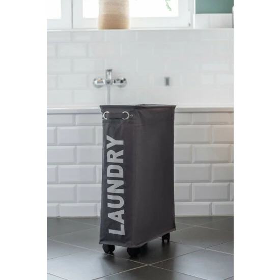 Wenko Wäschesammler Corno Grau 8 Wenko Wäschesammler Corno Grau – Bild 6