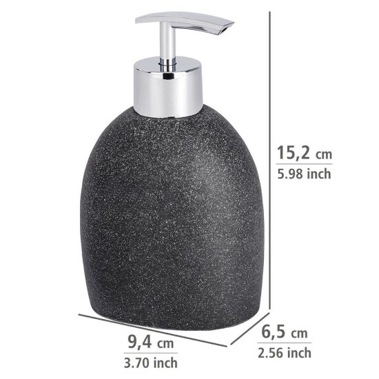 Wenko Seifenspender Puro Anthrazit 6 Wenko Seifenspender Puro Anthrazit – Bild 4