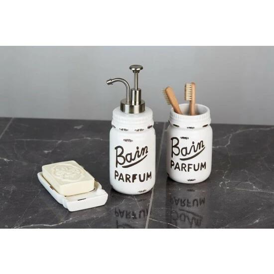 Wenko Zahnputzbecher Lavars Keramik 6 Wenko Zahnputzbecher Lavars Keramik – Bild 4