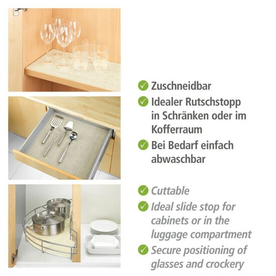 Wenko Anti-Rutsch-Matte Beige 150 X 50 Cm 10 Wenko Anti-Rutsch-Matte Beige 150 X 50 Cm – Bild 8