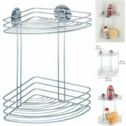 Wenko Turbo-Loc® Eckregal 2 Ablagen -Günstiges Wenko Geschäft unnamed file 17203