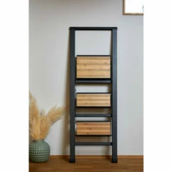 Wenko Alu-Design Klapptrittleiter 3-stufig Schwarz -Günstiges Wenko Geschäft unnamed file 1723