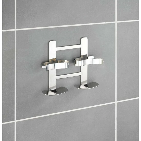 Wenko Turbo-Loc® Wand Shampoohalter Duo Clippsy 4 Wenko Turbo-Loc® Wand Shampoohalter Duo Clippsy – Bild 2