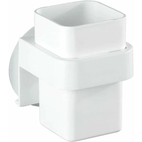 Wenko Static-Loc® Zahnputzbecher Osimo Weiß 6 Wenko Static-Loc® Zahnputzbecher Osimo Weiß – Bild 4