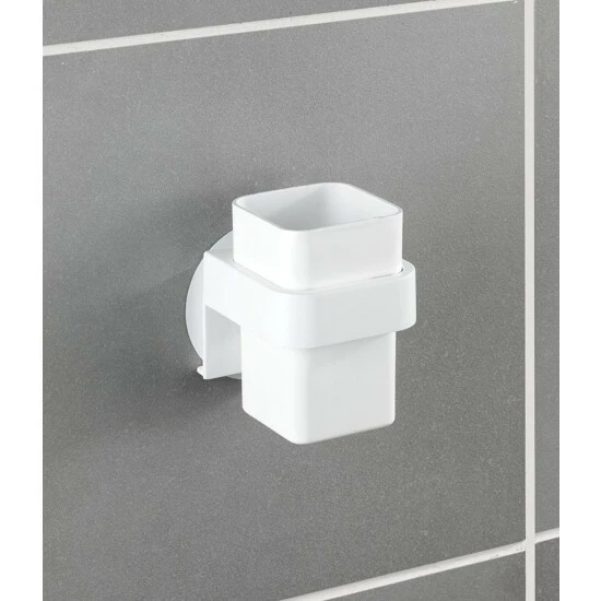 Wenko Static-Loc® Zahnputzbecher Osimo Weiß 9 Wenko Static-Loc® Zahnputzbecher Osimo Weiß – Bild 7