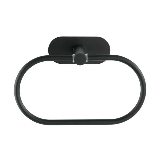 Wenko Turbo-Loc® Edelstahl Handtuchring Orea Black Matt 9 Wenko Turbo-Loc® Edelstahl Handtuchring Orea Black Matt – Bild 7