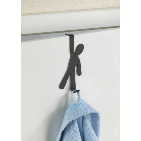 Wenko Türhaken Boy Black 4 Wenko Türhaken Boy Black – Bild 2