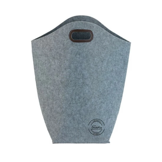 Wenko Wäschesammler Filz Grau 6 Wenko Wäschesammler Filz Grau – Bild 4