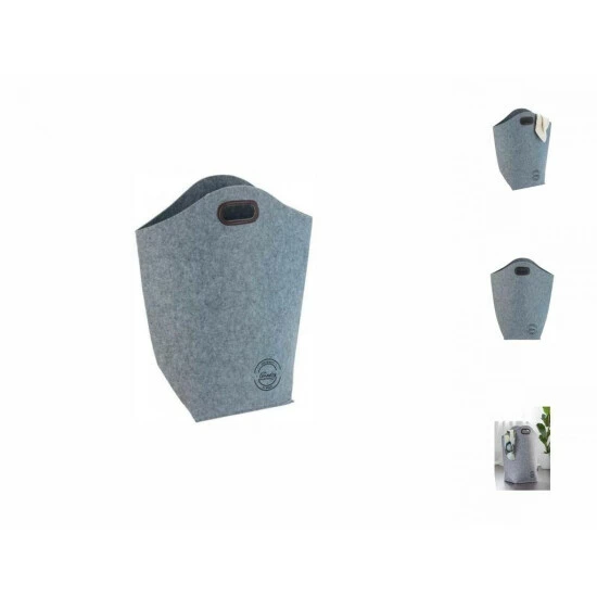 Wenko Wäschesammler Filz Grau 14 Wenko Wäschesammler Filz Grau – Bild 12