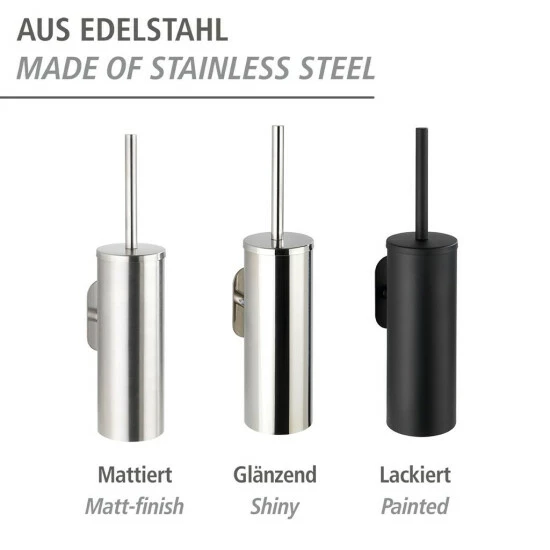 Wenko Turbo-Loc® Edelstahl WC-Garnitur Orea Shine Geschlossen 8 Wenko Turbo-Loc® Edelstahl WC-Garnitur Orea Shine Geschlossen – Bild 6