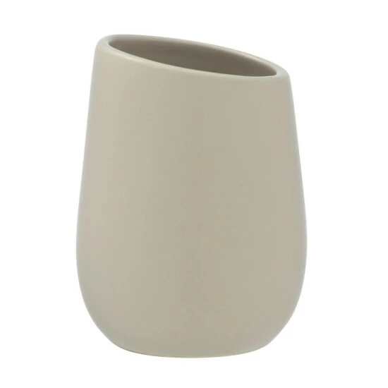 Wenko Zahnputzbecher Badi Beige Keramik 8 Wenko Zahnputzbecher Badi Beige Keramik – Bild 6