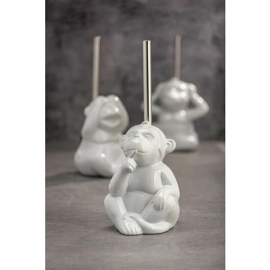 Wenko WC-Garnitur Monkey Quiet Weiß Keramik 6 Wenko WC-Garnitur Monkey Quiet Weiß Keramik – Bild 4