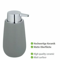 Wenko Bad-Accessoire Set Badi, Grau, 3-teilig -Günstiges Wenko Geschäft unnamed file 17489