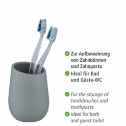 Wenko Bad-Accessoire Set Badi, Grau, 3-teilig -Günstiges Wenko Geschäft unnamed file 17491