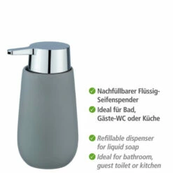 Wenko Bad-Accessoire Set Badi, Grau, 3-teilig -Günstiges Wenko Geschäft unnamed file 17494