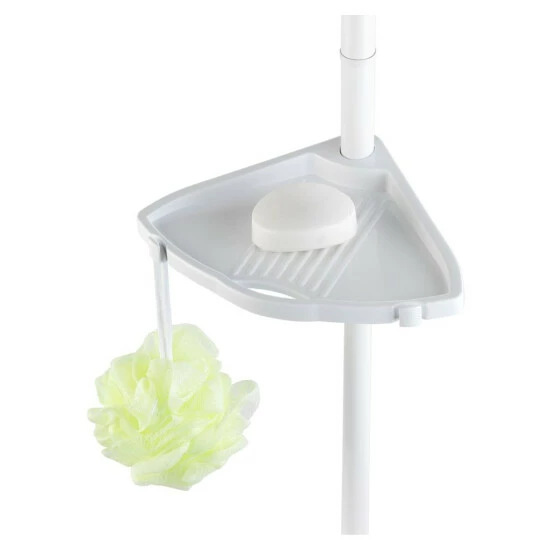 Wenko Teleskop Duschecke Compact Weiß 5 Wenko Teleskop Duschecke Compact Weiß – Bild 3