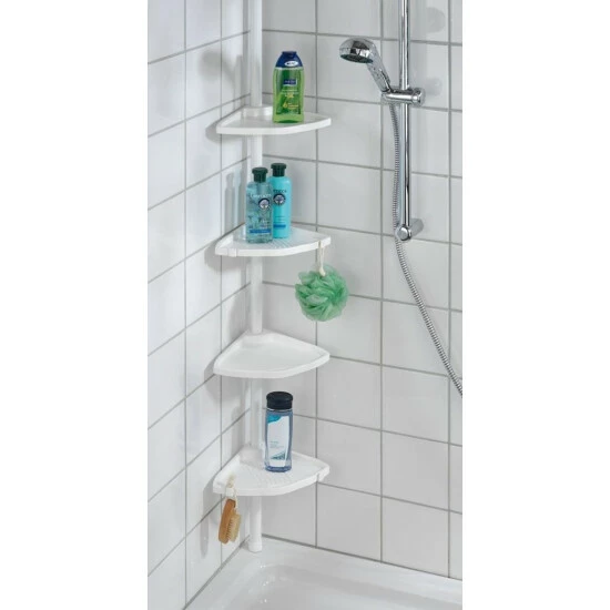 Wenko Teleskop Duschecke Compact Weiß 13 Wenko Teleskop Duschecke Compact Weiß – Bild 11