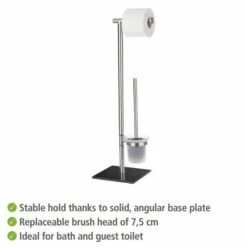 Wenko Stand WC-Garnitur Lima Edelstahl 15 Wenko Stand WC-Garnitur Lima Edelstahl -Günstiges Wenko Geschäft unnamed file 17554