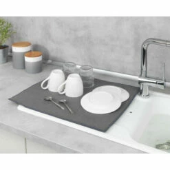 Wenko Mikrofaser Abtropfmatte Miko Grau -Günstiges Wenko Geschäft unnamed file 1757