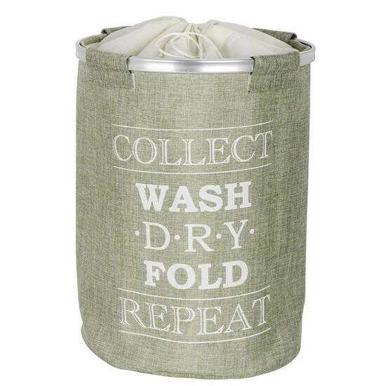 Wenko 62087100 Ringo Wäschesammler-/Korb, Fassungsvermögen 68 L, Polyester, 40 X 5 Wenko 62087100 Ringo Wäschesammler-/Korb, Fassungsvermögen 68 L, Polyester, 40 X – Bild 3