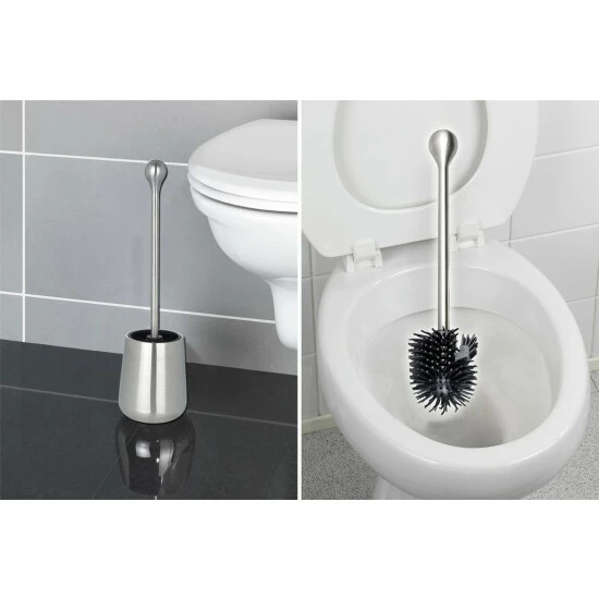 Wenko Hygiene WC-Garnitur Edelstahl 6 Wenko Hygiene WC-Garnitur Edelstahl – Bild 4