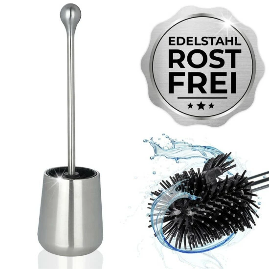 Wenko Hygiene WC-Garnitur Edelstahl 11 Wenko Hygiene WC-Garnitur Edelstahl – Bild 9