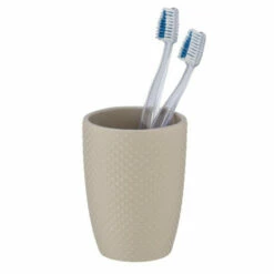 Wenko Zahnputzbecher Punto Sand