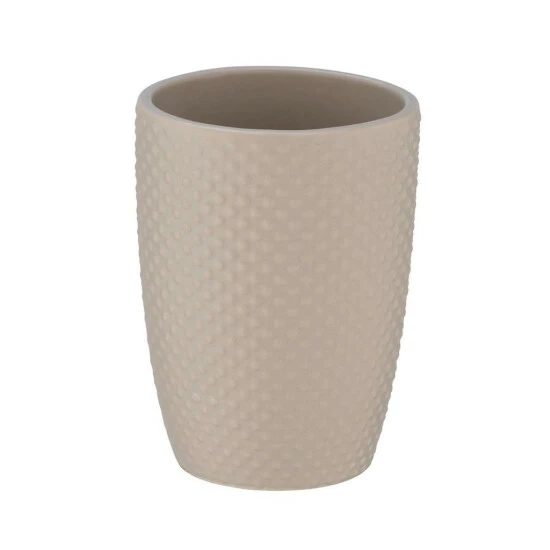 Wenko Zahnputzbecher Punto Sand 4 Wenko Zahnputzbecher Punto Sand – Bild 2