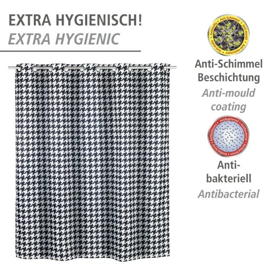 Wenko Anti-Schimmel Duschvorhang Fashion Flex 6 Wenko Anti-Schimmel Duschvorhang Fashion Flex – Bild 4