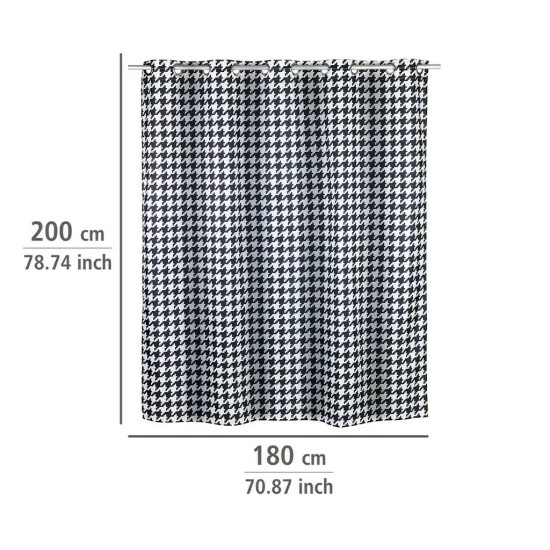 Wenko Anti-Schimmel Duschvorhang Fashion Flex 8 Wenko Anti-Schimmel Duschvorhang Fashion Flex – Bild 6