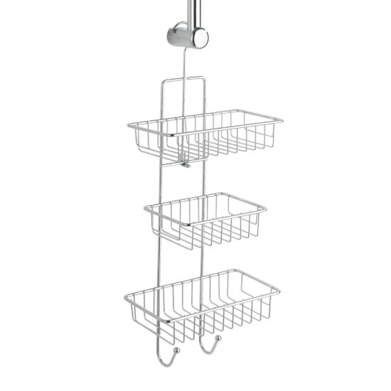 Wenko Duschcaddy Milano 3 Ablagen 2 Haken 7 Wenko Duschcaddy Milano 3 Ablagen 2 Haken – Bild 5