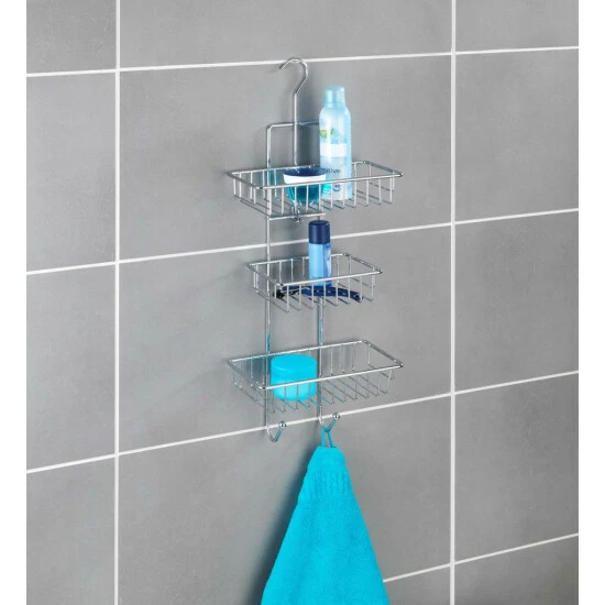 Wenko Duschcaddy Milano 3 Ablagen 2 Haken 16 Wenko Duschcaddy Milano 3 Ablagen 2 Haken – Bild 14