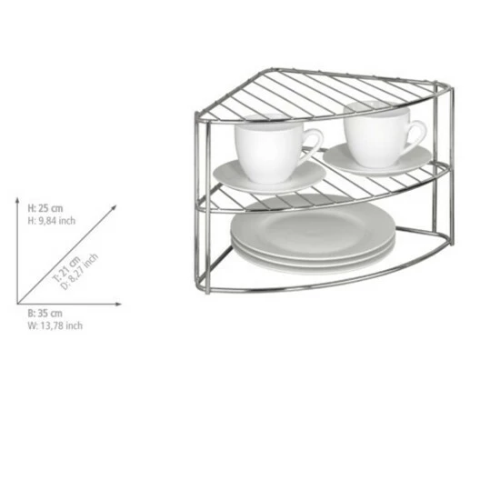Wenko Geschirreckregal Mit 2 Ablagen 3 Wenko Geschirreckregal Mit 2 Ablagen