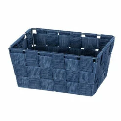 Wenko Aufbewahrungskorb Adria Mini Dunkelblau