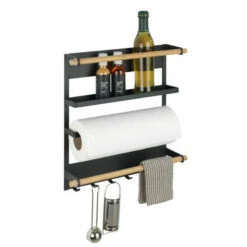 Wenko Küchenregal Magna, Schwarz